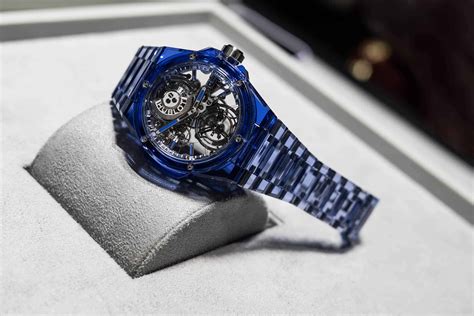 hublot big bang full sapphire|hublot blue sapphire bracelet.